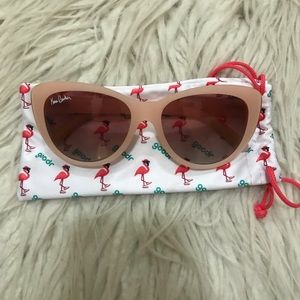 Stop And Smell the Rosé PINK Goodr Sunglasses